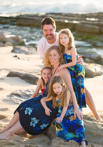 Chris, Jaime, and their daughters