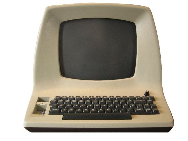 Picture of an old computer