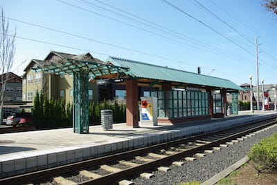 Orenco Station light rail stop