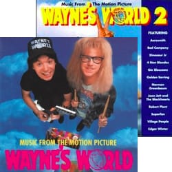 Wayne's World and Wayne's World 2 Soundtrack covers