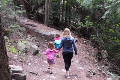 Hiking near Kootenai Falls