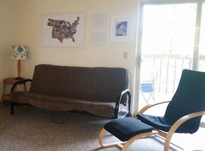 Chris and Jaime's living room setup