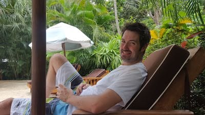 Chris by the Pool at the Harmony Hotel